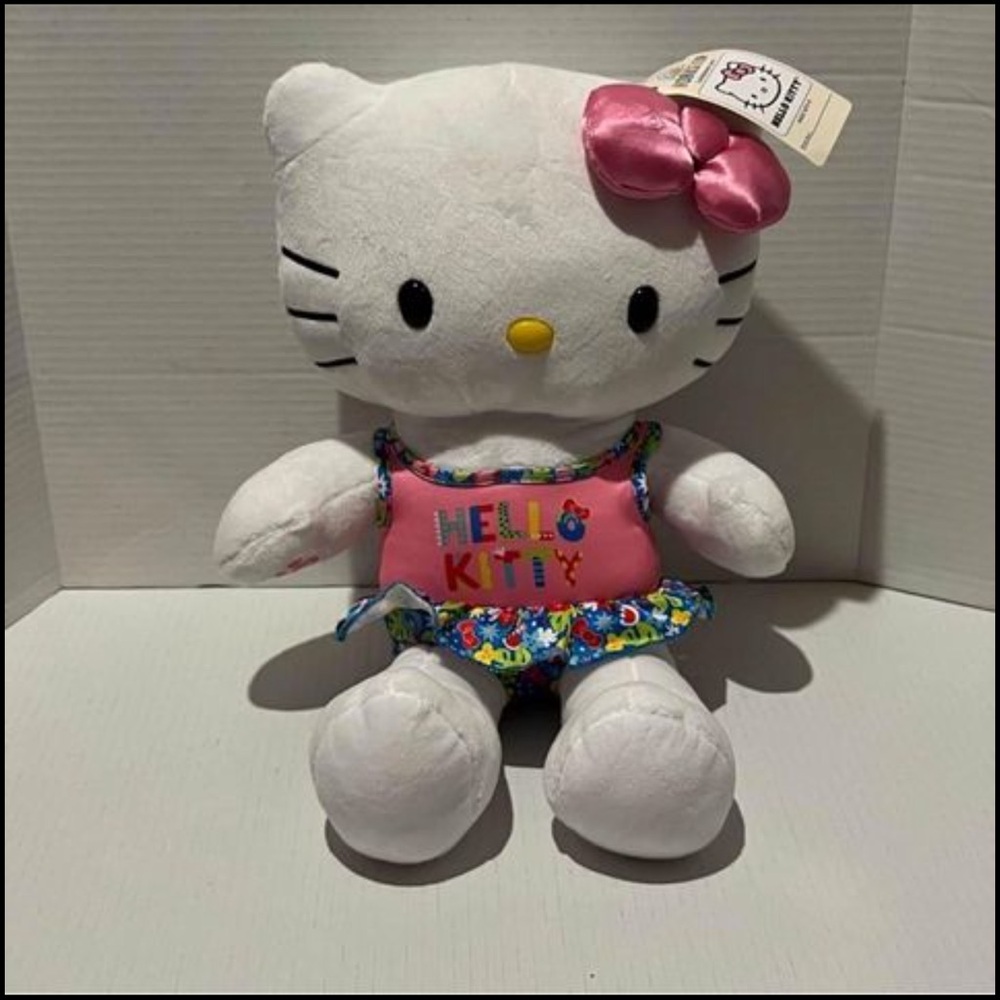 Build A Bear Hello Kitty Sanrio Summertime 19" Tall Plush‎ new